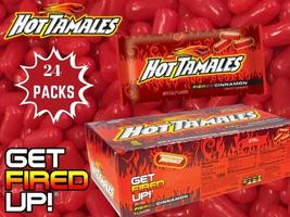 Hot Tamales Fierce Chewy Cinnamon Candy 24ct